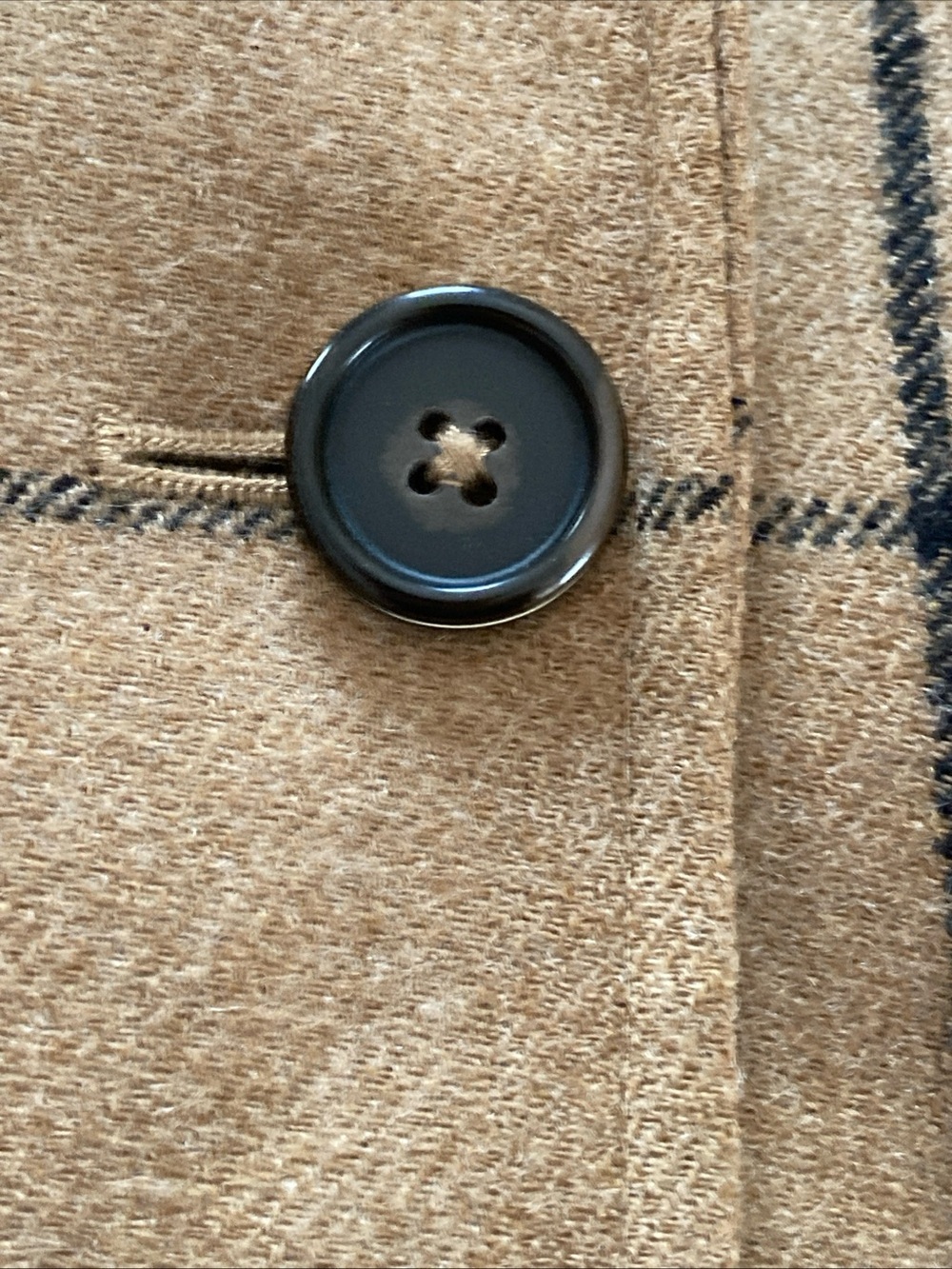 NEW Brooks Brothers Camel Plaid Single-Button Wool Blazer women’s size 6 - Picture 5 of 7